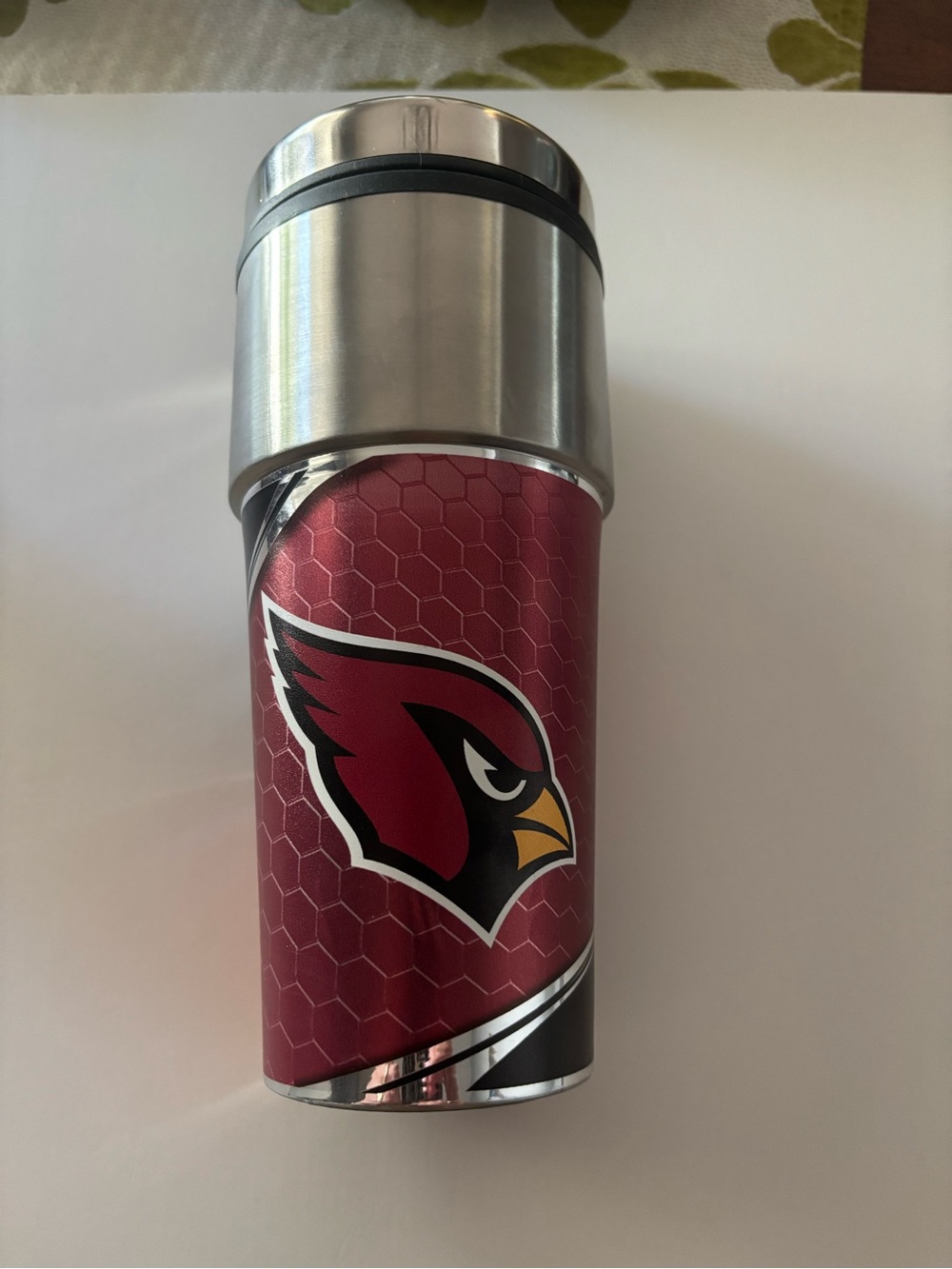 Arizona Cardinals Stainless Steel Travel Mug - Cardinal Red